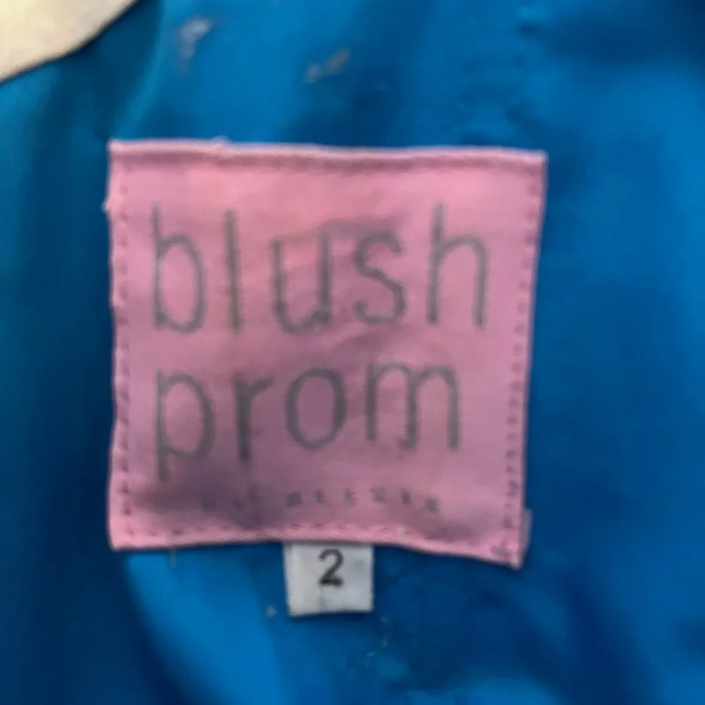 Blush Prom stunning blue